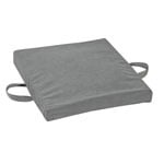 Mabis DMI Gel/Foam Flotation Cushion Velour Cover Gray 16x18x2 thumbnail