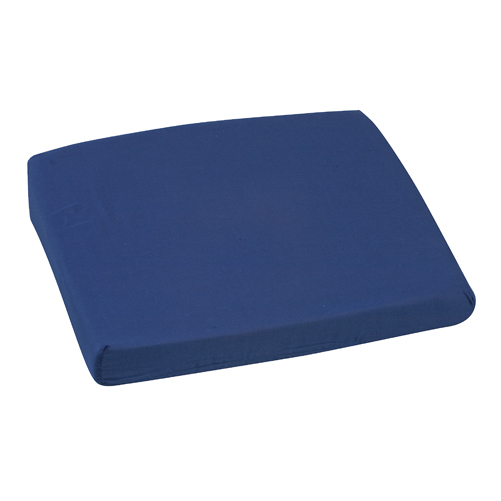 Mabis DMI Sloping Back Seat Cushion Poly/Cotton Cover Navy 16x18x2