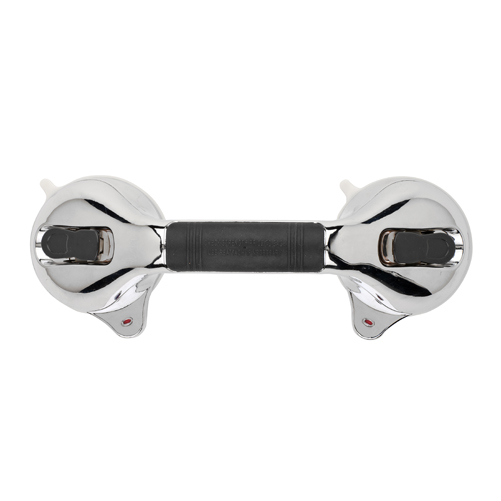 HealthSmart Chrome Suction Cup Grab Bar with BactiX 12