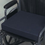 Mabis DMI Polyfoam Standard Wheelchair Cushions Navy 16x18x3 thumbnail