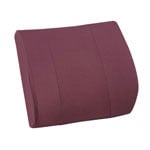 Mabis DMI RELAX-A-BAC Lumbar Cushions Burgundy thumbnail