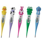 Mabis ZooTemps Digital 30-Second Flexible Tip Thermometers 5-Pack thumbnail