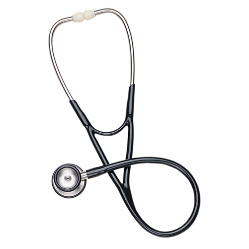 Mabis Signature Series Stainless Steel Cardiology Stethoscope Black