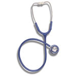 Mabis Signature Series Stainless Steel Adult Stethoscope Blue thumbnail