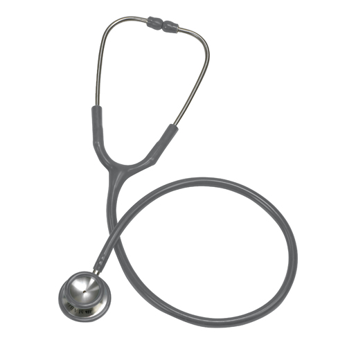 Mabis Signature Series Stainless Steel Adult Stethoscopes Gray