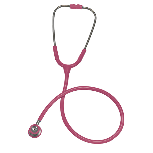Mabis Signature Series Stainless Steel Infant Stethoscope Pink