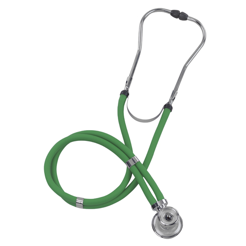 Mabis Legacy Sprague Rappaport-Type Adult Stethoscope Green