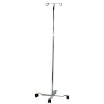 Mabis I.V. Pole Four-Casters Two-Prongs thumbnail