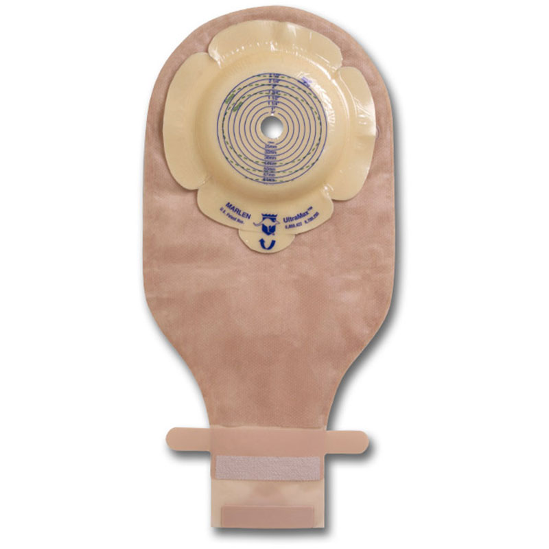 Marlen Ultramax Deep Large Flange Drainable Pouch 0.5-2.5 inch Opaque Box of 5