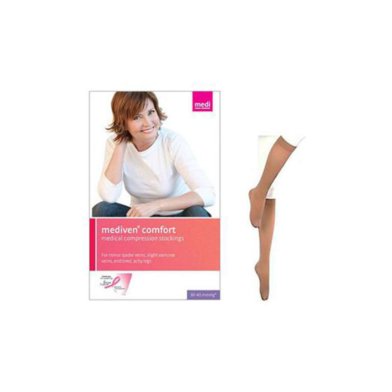 Medi USA Mediven Comfort Calf 20-30 Extra Wide Closed Natural Size 4