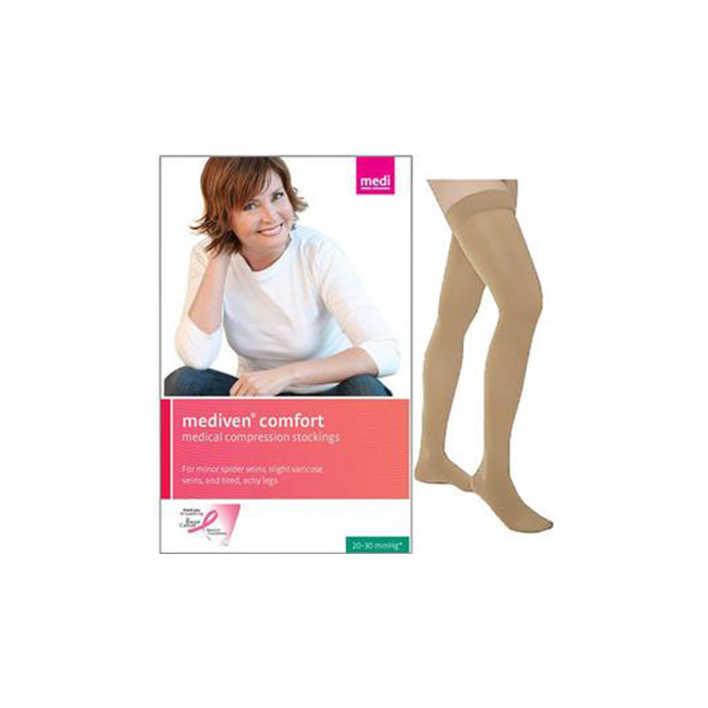 Medi USA Mediven Comfort Thigh-High with Silicone Band 30-40 Petite Size 2 Pack of 2
