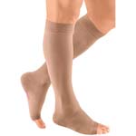 Medi USA Mediven Plus 20-30mm Calf with Silicone Band Beige Open Toe Size 2 thumbnail