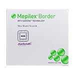 Mepilex Border 4x4 Self-Adherent Foam Dressing