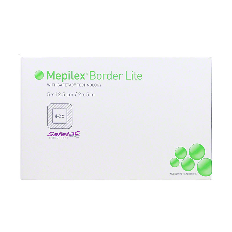 Molnlycke Mepilex Border Lite Dressing 2 inch x 5 inch 5/bx 281100 Pack of 3