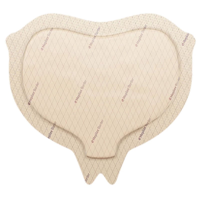 Molnlycke Mepilex Border Sacrum 6x8 Foam Dressing