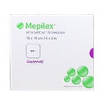 Molnlycke Mepilex Soft Silicone Absorbent Foam Dressing 4"x4" Box of 5 thumbnail