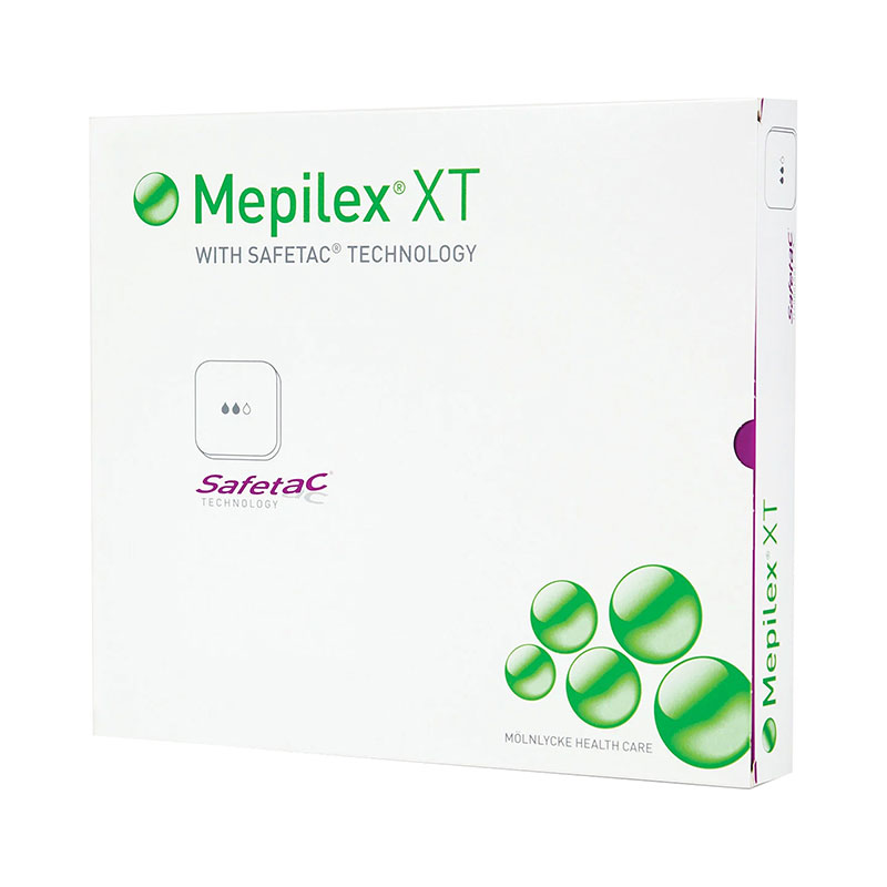 Molnlycke Mepilex XT Foam Dressing 6x6 inch Box of 5
