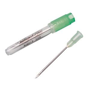 Monoject 18G 1 inch Short Bevel Hypodermic Needle Poly Hub 100ct