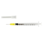 Monoject 1mL 27G 0.5 inch Tuberculin Syringe Detachable Needle 100ct thumbnail