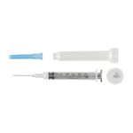 Monoject 3mL Syringe Hypodermic Needle 25G 16mm Box of 100 thumbnail