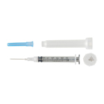 Monoject 3mL Syringe Hypodermic Needle 25G 16mm Case of 1000 thumbnail