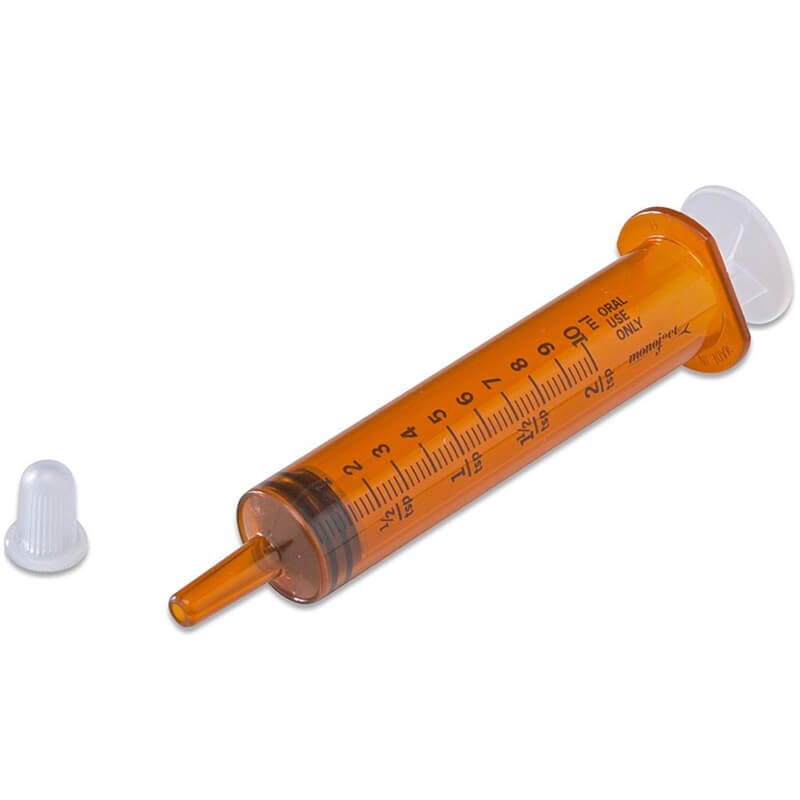Monoject 3mL Oral Medication Syringe Clear Box of 100
