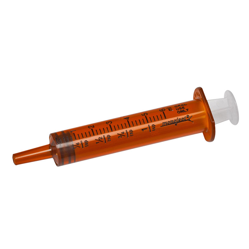 Monoject 1ml Oral Syringe, Amber 100ct ADW Diabetes