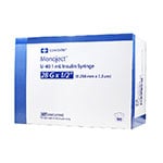 Monoject U-40 Pet Insulin Syringe, 1cc, 28G, 1/2" - Case of 3 thumbnail