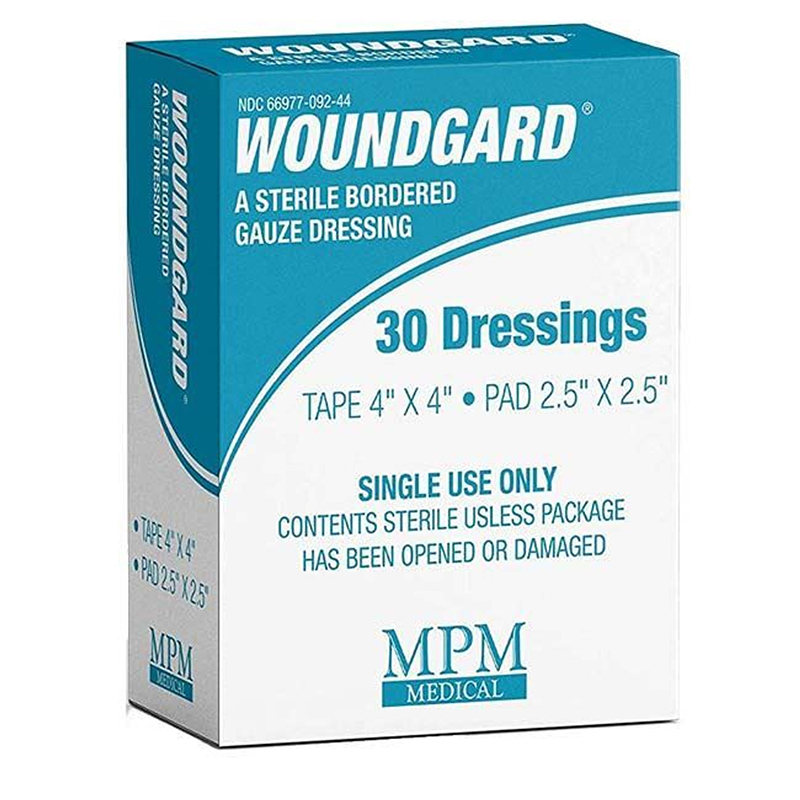 MPM Medical WoundGard Bordered Gauze 5x5 inch Sterile Case of 120