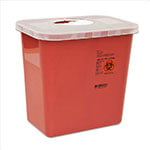 Multi-Purpose Containers with Rotor Opening Lid, Round, 5qt - Red thumbnail