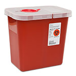 Multi-Purpose Containers, Hinged Lid, 2 Gallon - Red thumbnail