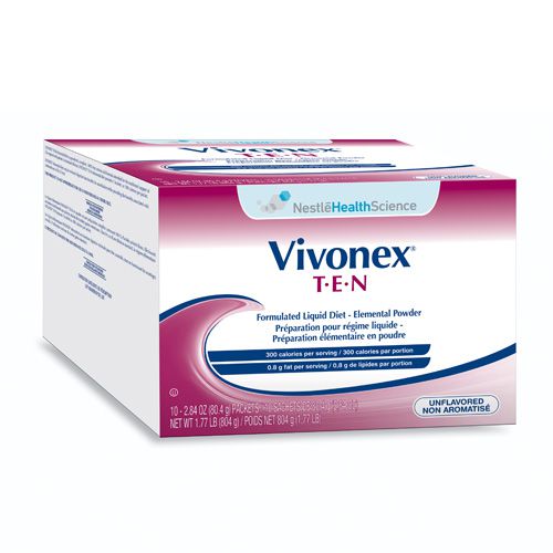 Nestle Vivonex TEN Unflavored 2.84oz Box of 10