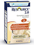 Nestle Resource 2.0 Vanilla Creme 8oz Case of 24 thumbnail