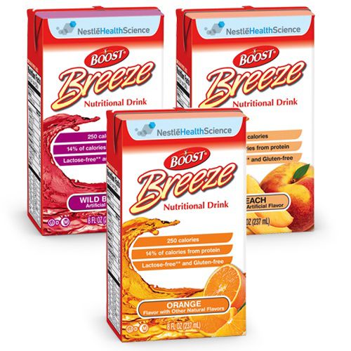 Nestle Boost Breeze Orange 8oz BrikPak Case of 27