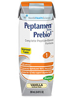 Nestle Peptamen With Prebio1 Vanilla 250mL Case of 24 thumbnail