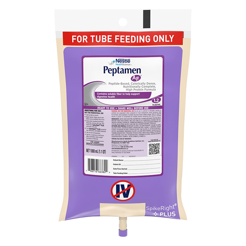 Nestle Peptamen AF With Prebio1 1000mL Case of 6