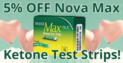 5% OFF Nova Max Ketone Test Strips - ADWKETONE5