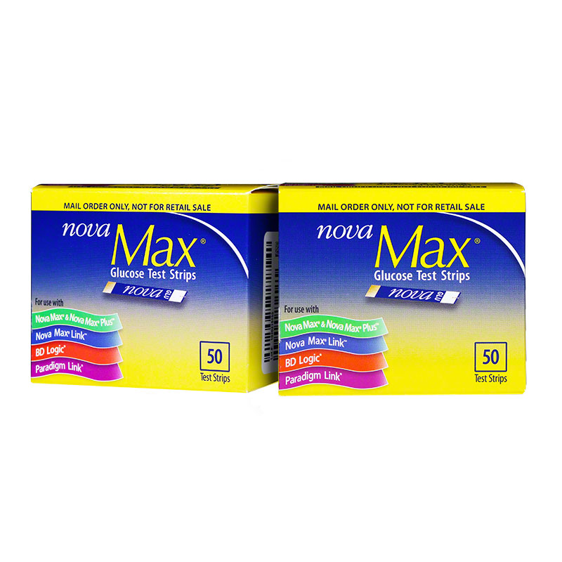Nova Max Test Strips 100/bx