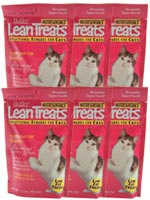 Nutrisentials Lean Treats For Cats 3.5oz Bag Pack of 6