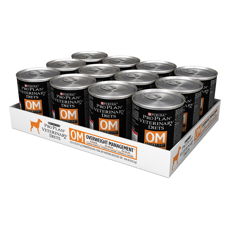 Purina Veterinary Diets OM Overweight Management 12/13.3oz Cans - Dogs