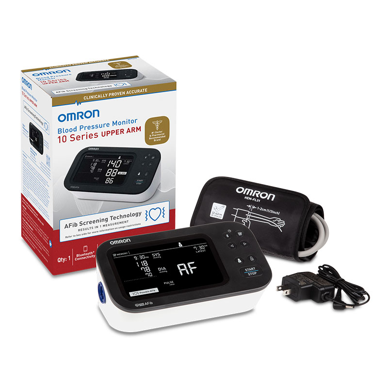 Omron 10 Series Bluetooth Upper Arm Blood Pressure Monitor BP7465