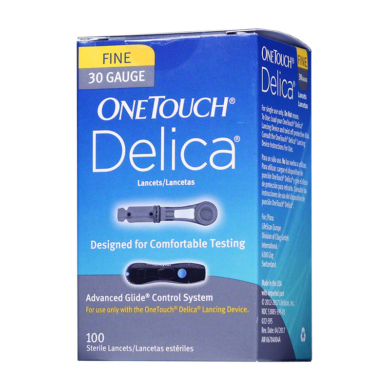 Delica Lancets 30G 100/bx ADW Diabetes