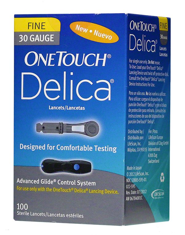 Delica Lancets 30G 100/bx Lancets & Devices