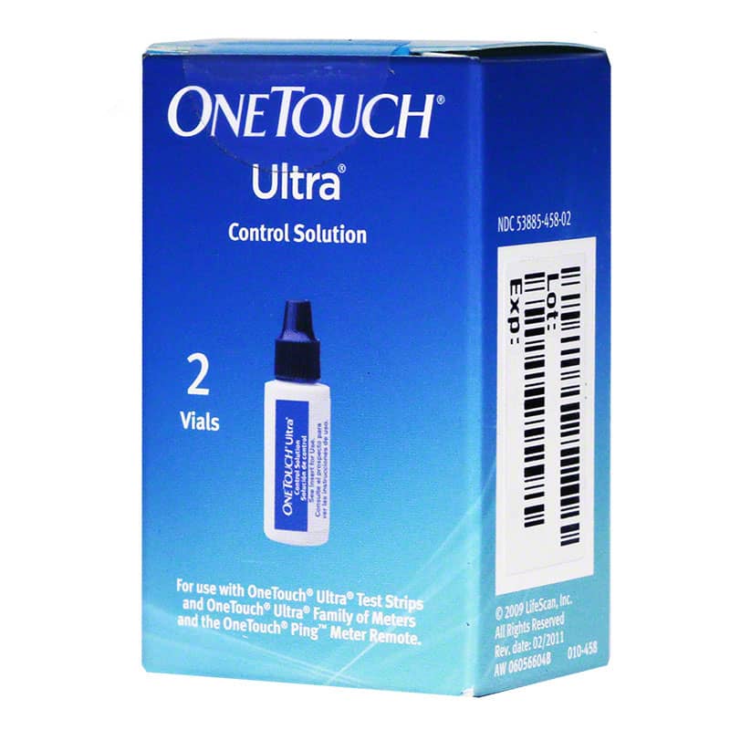 One Touch Ultra Glucose Control Solution 2 Vials