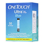 One Touch Ultra Blue Diabetic Test Strips Box of 50 thumbnail