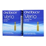 One Touch Verio Blood Glucose Test Strips Box of 100 thumbnail