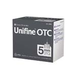 Owen Mumford Unifine OTC 5mm 31G Pen Needles Box of 100 thumbnail