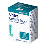 Owen Mumford Unilet ComforTouch Ultra Thin Lancets 28G 100/bx thumbnail