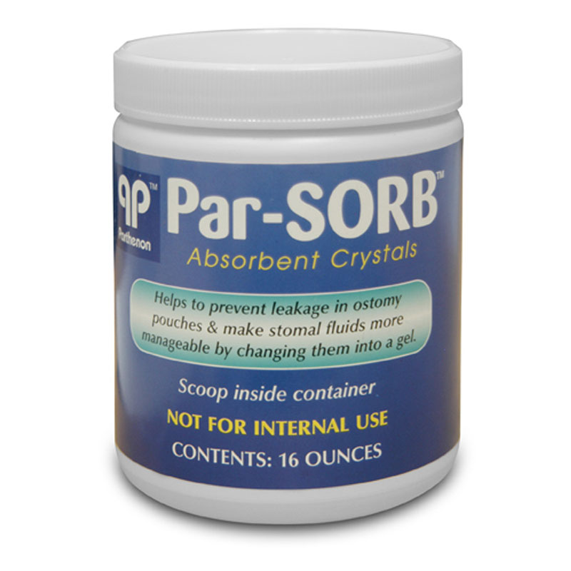 Par-SORB Ostomy Absorbent Crystals 16oz Jar