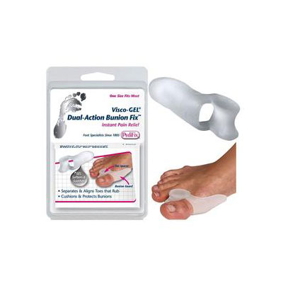 PediFix Visco-GEL Dual Action Bunion Fix - One Size Fits Most 3-Pack
